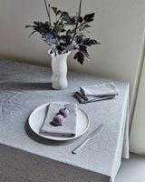 House Doctor - Stoff Servietten Sand & Black