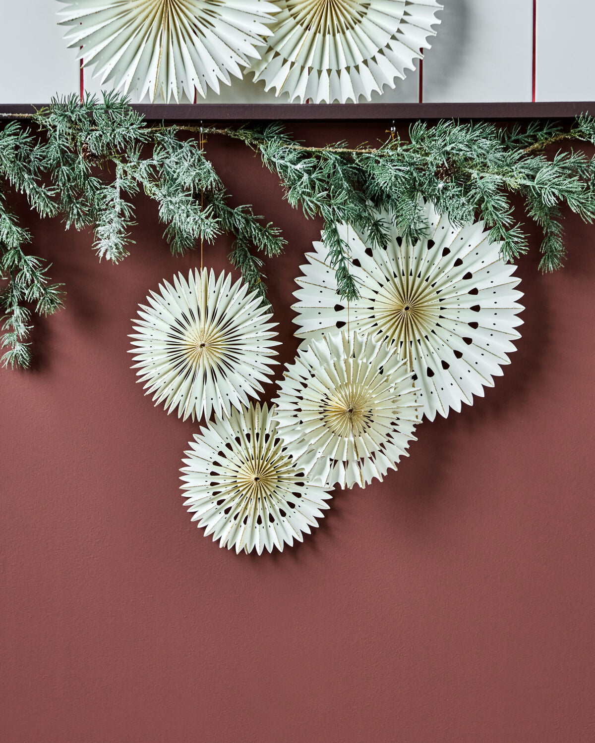 House Doctor HDStelle Weihnachtsschmuck – Off-White, 3er-Set