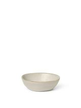 Ferm Living - Flow Bowl Small - Off-White Speckle