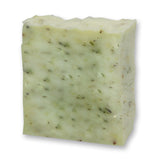 Kaltgerührte Schafmilchseife 150g im Waschbeutel "Glück ist die Summe...", Zitronenmelisse
