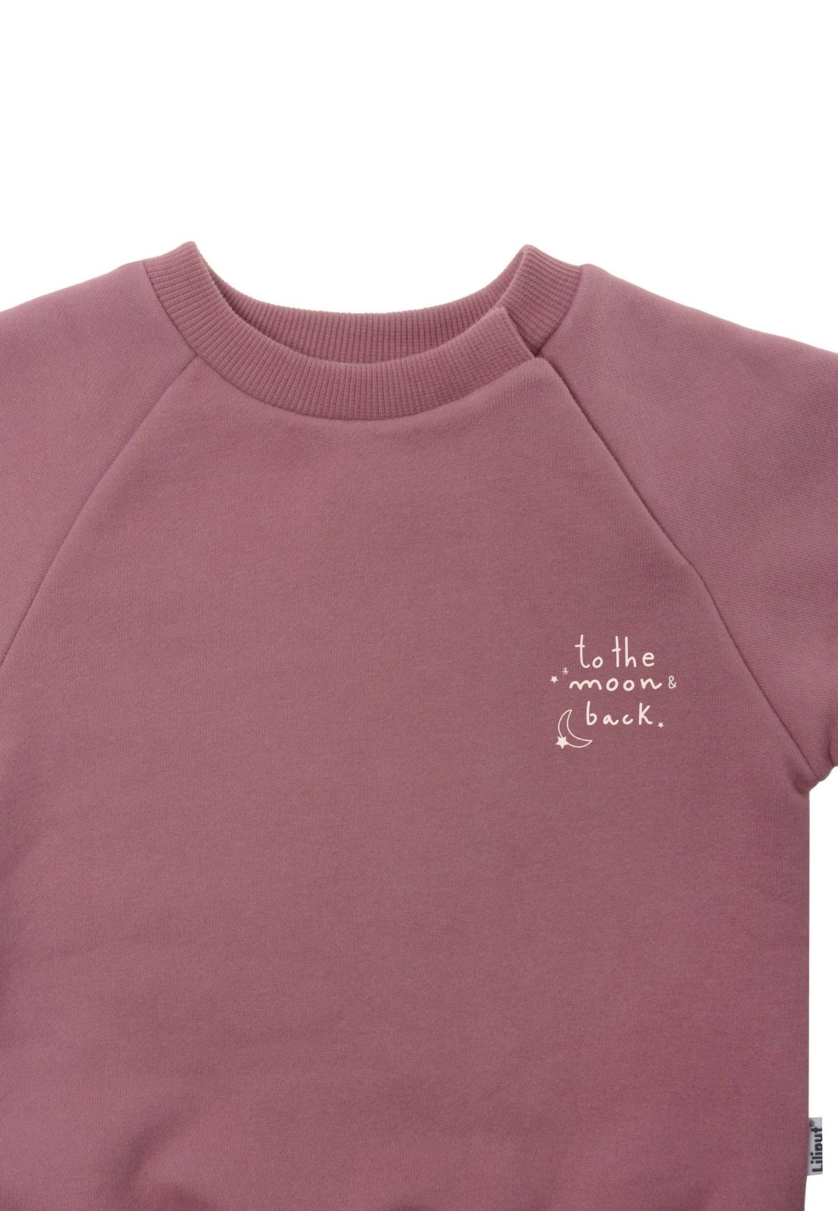 Set mit Sweatshirt in rosenholz und Leggings "to the moon"