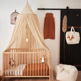 Baldachin Betthimmel Vintage Nougat