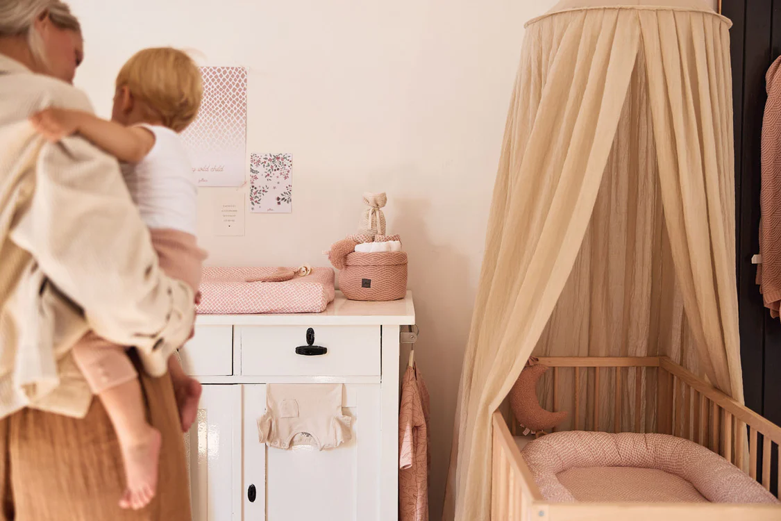 Baldachin Betthimmel Vintage Nougat