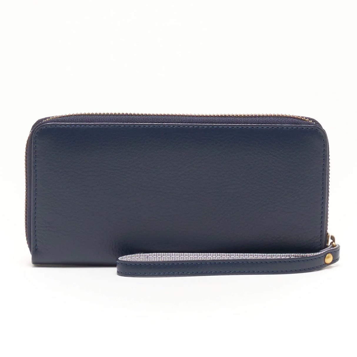 Grosses Reissverschluss Portemonnaie Navy