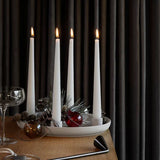 Blomus KITAI Weihnachtsschmuck – 4er Set Sterne – Silber