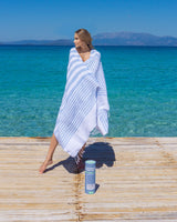 Open Air Strand-Hammamtuch mit recycelter Geschenkbox