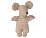 Maileg - Babymaus in Tragetasche - Rose