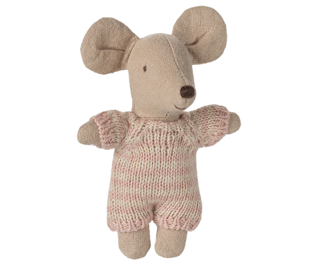 Maileg - Babymaus in Tragetasche - Rose