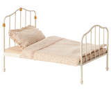 Maileg - Vintage Bett, Maus - Cremefarben
