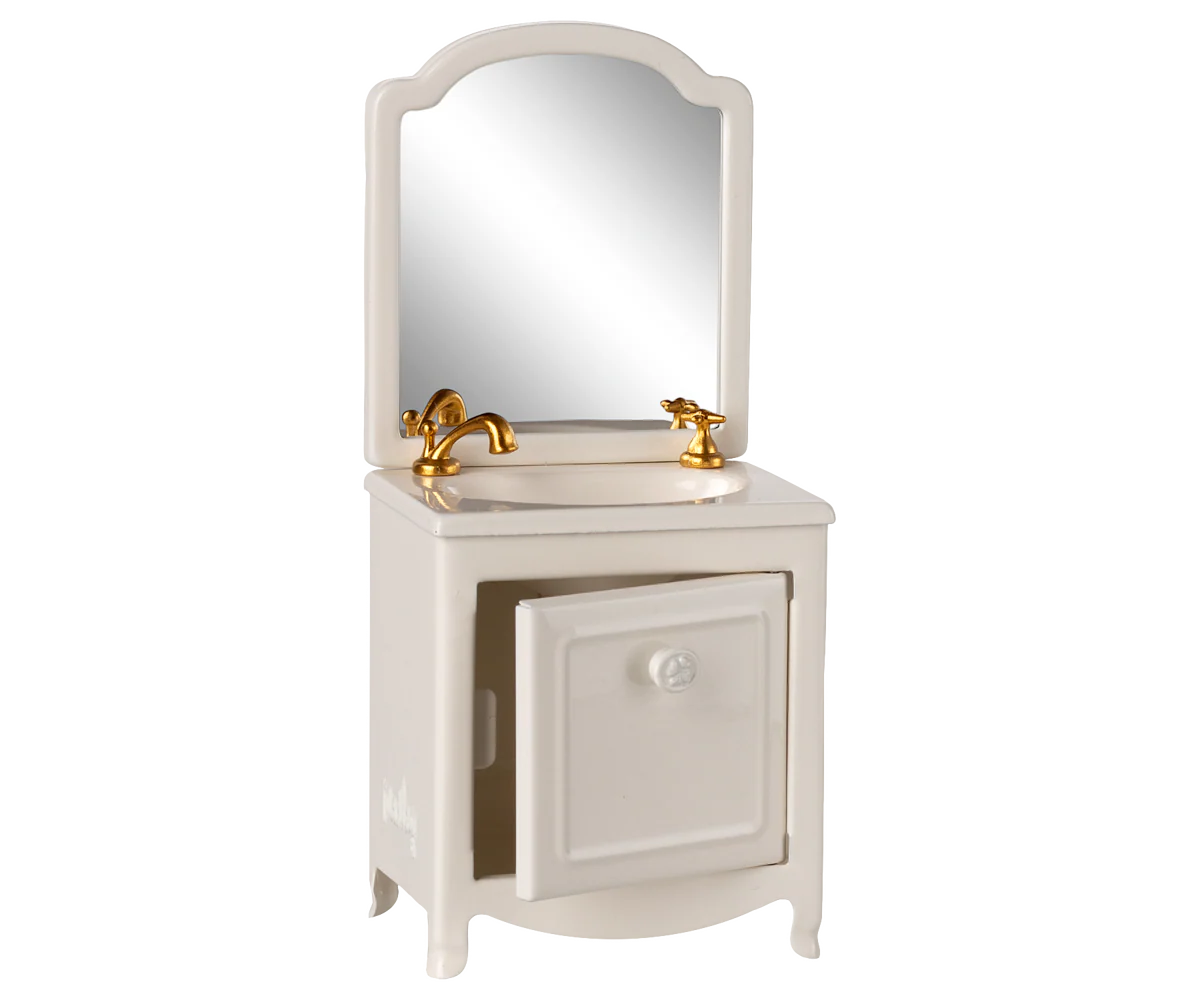 Maileg Waschbeckenkommode, Maus - Creme