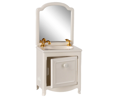 Maileg Waschbeckenkommode, Maus - Creme