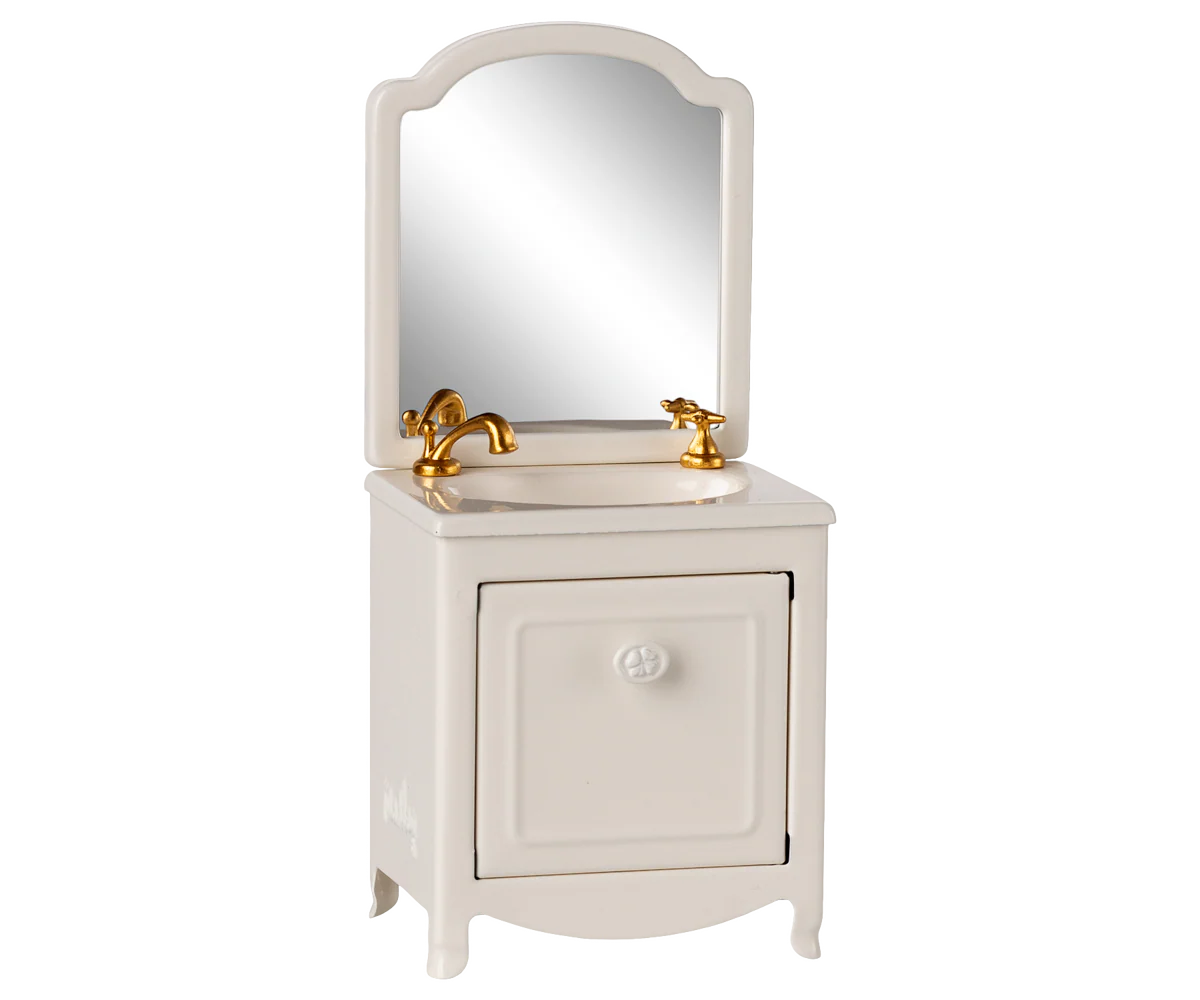 Maileg Waschbeckenkommode, Maus - Creme