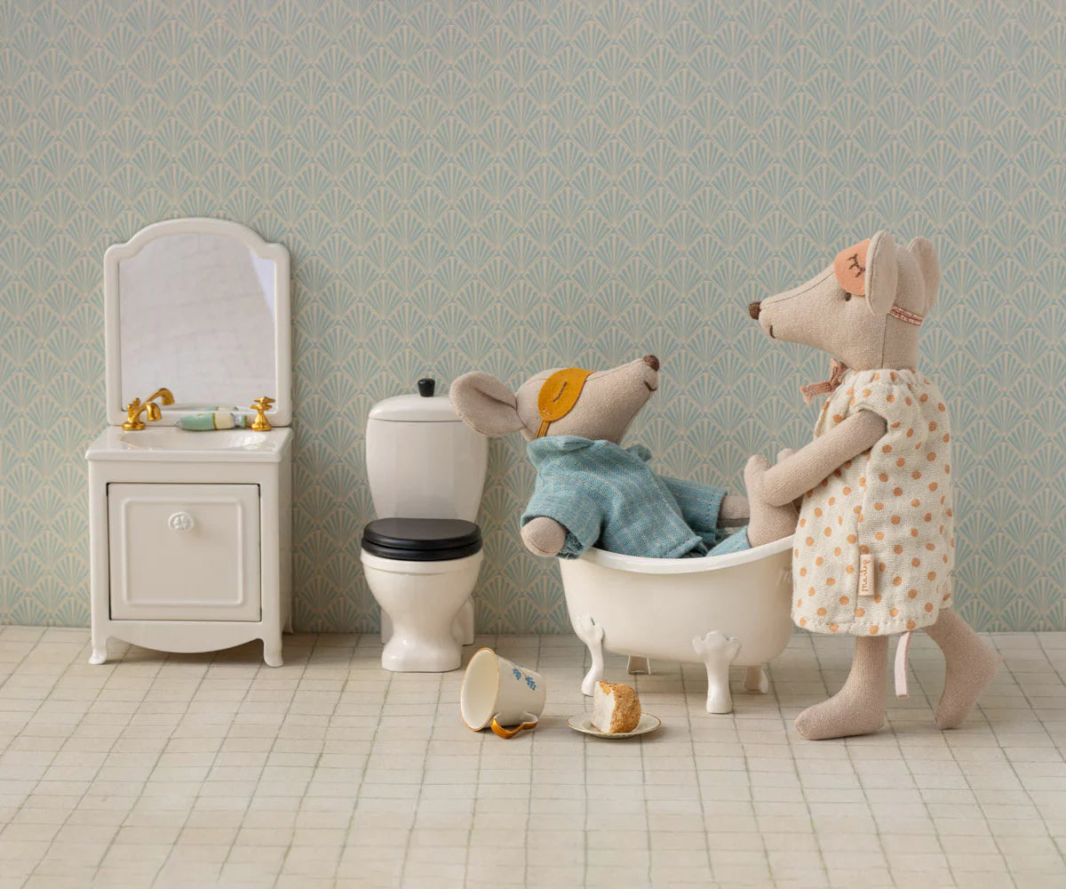 Maileg Waschbeckenkommode, Maus - Creme