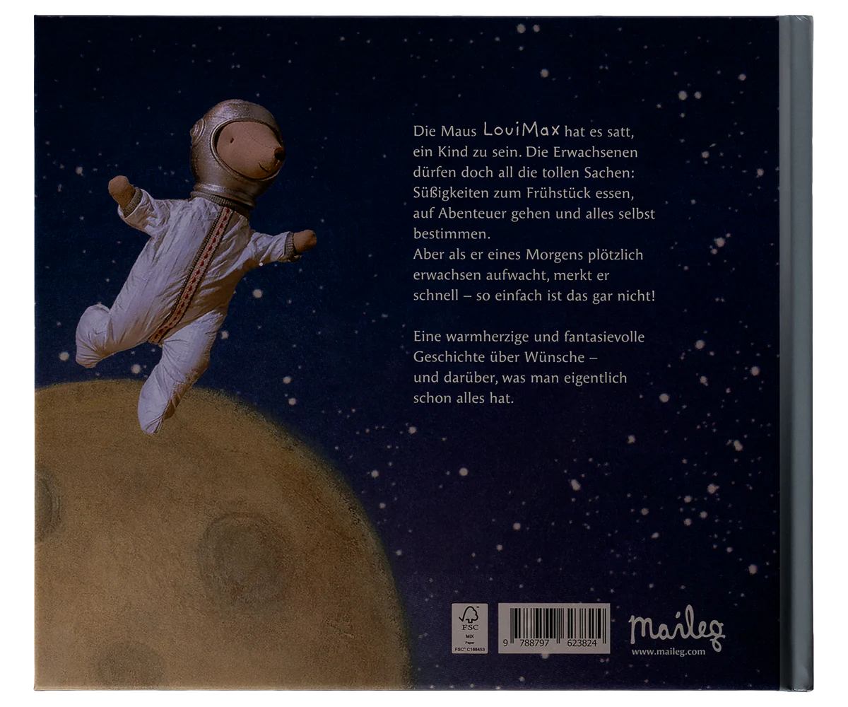 Maileg - Buch LouiMax - Träume vom Erwachsensein