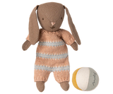 Maileg - Hasen-Set, Micro - Braun - Dusty Rose