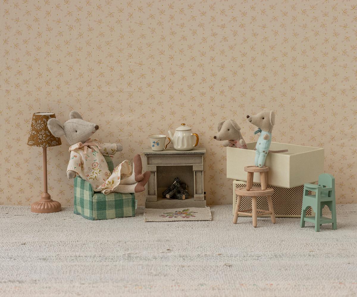 Maileg - Hochstuhl, Maus - Mint