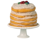 Maileg - Partykuchen und Kucheplatte - off white