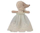 Maileg Baby Maus im Kleid – Minze