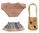 Maileg Kleidung und Tasche für Kleine Schwester Maus
