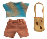 Maileg Kleidung und Tasche für Kleiner Bruder Maus