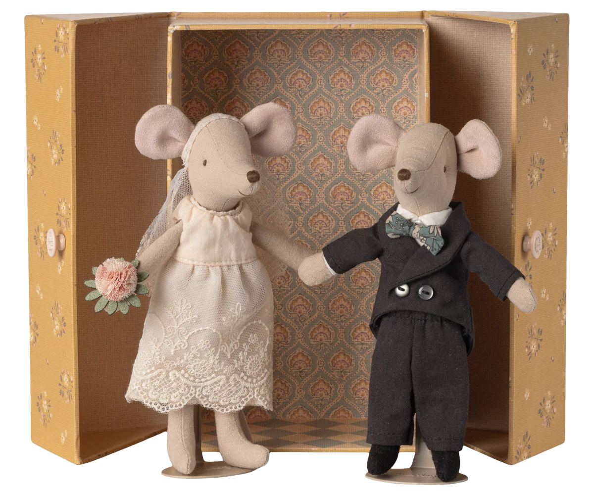 Maileg - Hochzeitsmäuse Paar in Box