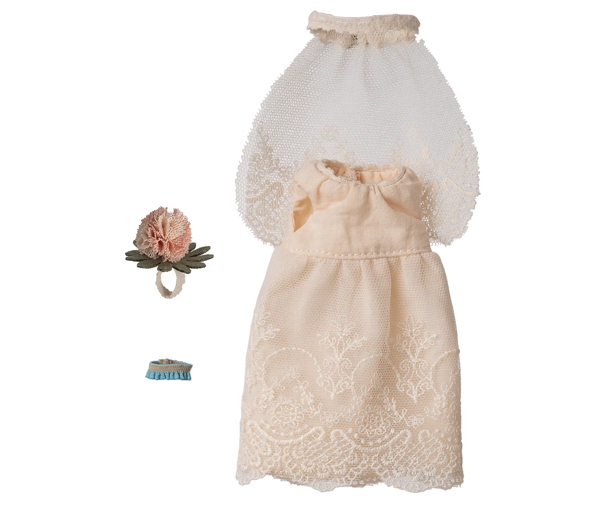 Maileg - Hochzeitskleid Mama Maus