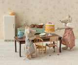 Maileg - Partykuchen und Kucheplatte - off white