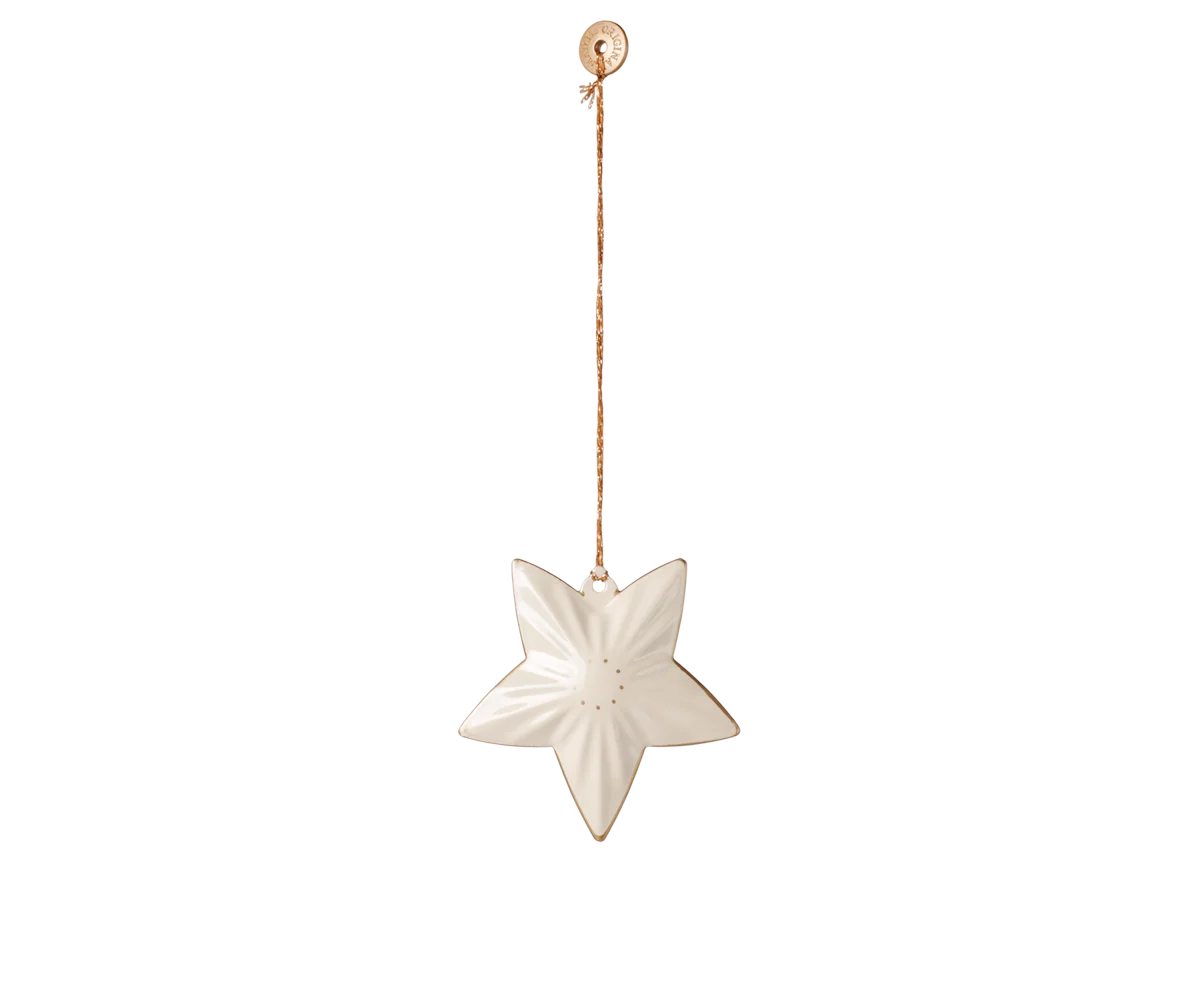 Maileg Metallornament Geschenkset Holy Night – Weiß