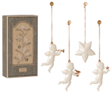 Maileg Metallornament Geschenkset Holy Night – Weiß
