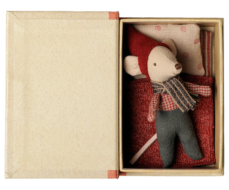 Maileg Weihnachtsmaus – Baby im Buch