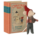Maileg Weihnachtsmaus – Baby im Buch