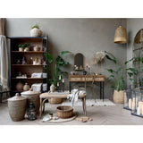 Corte Blumentopf mit Flechtmuster - antique natur
