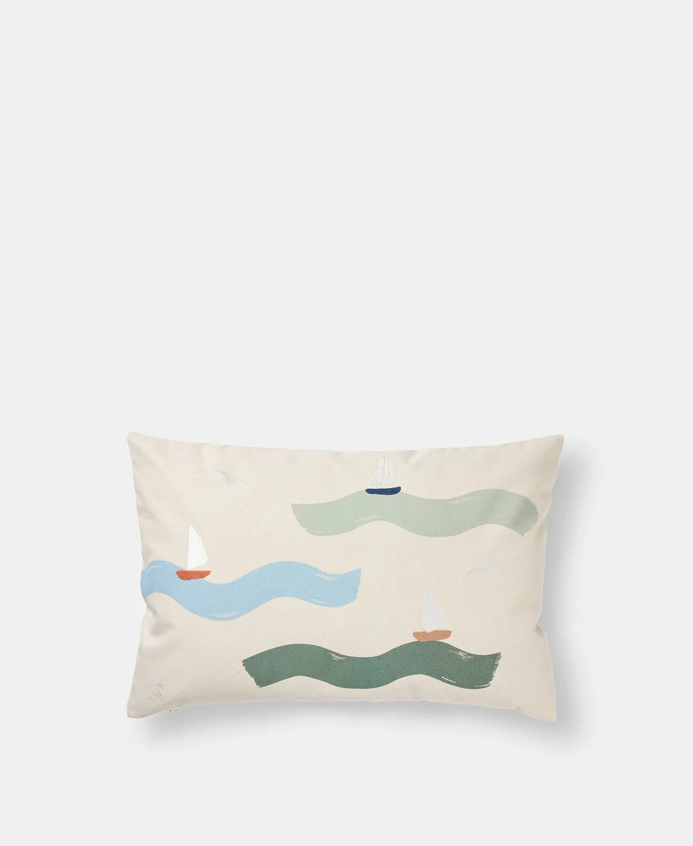 Embroidered play mattress Songbirds