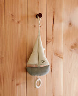 Dear April - Pondus Segelboot Mobile, blau/off-white