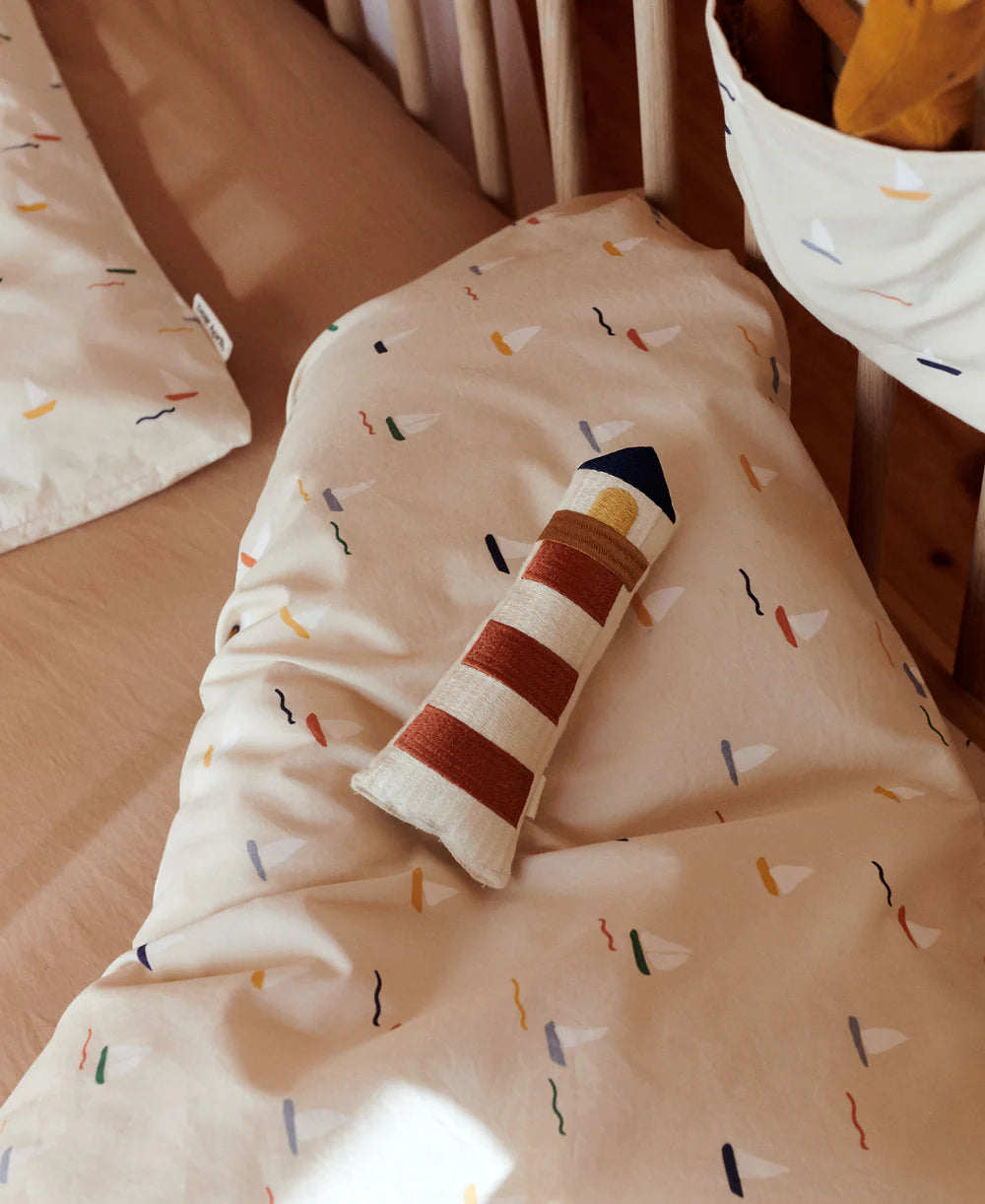 Dear April - Klint Leuchtturm Rassel, off-white/bunt