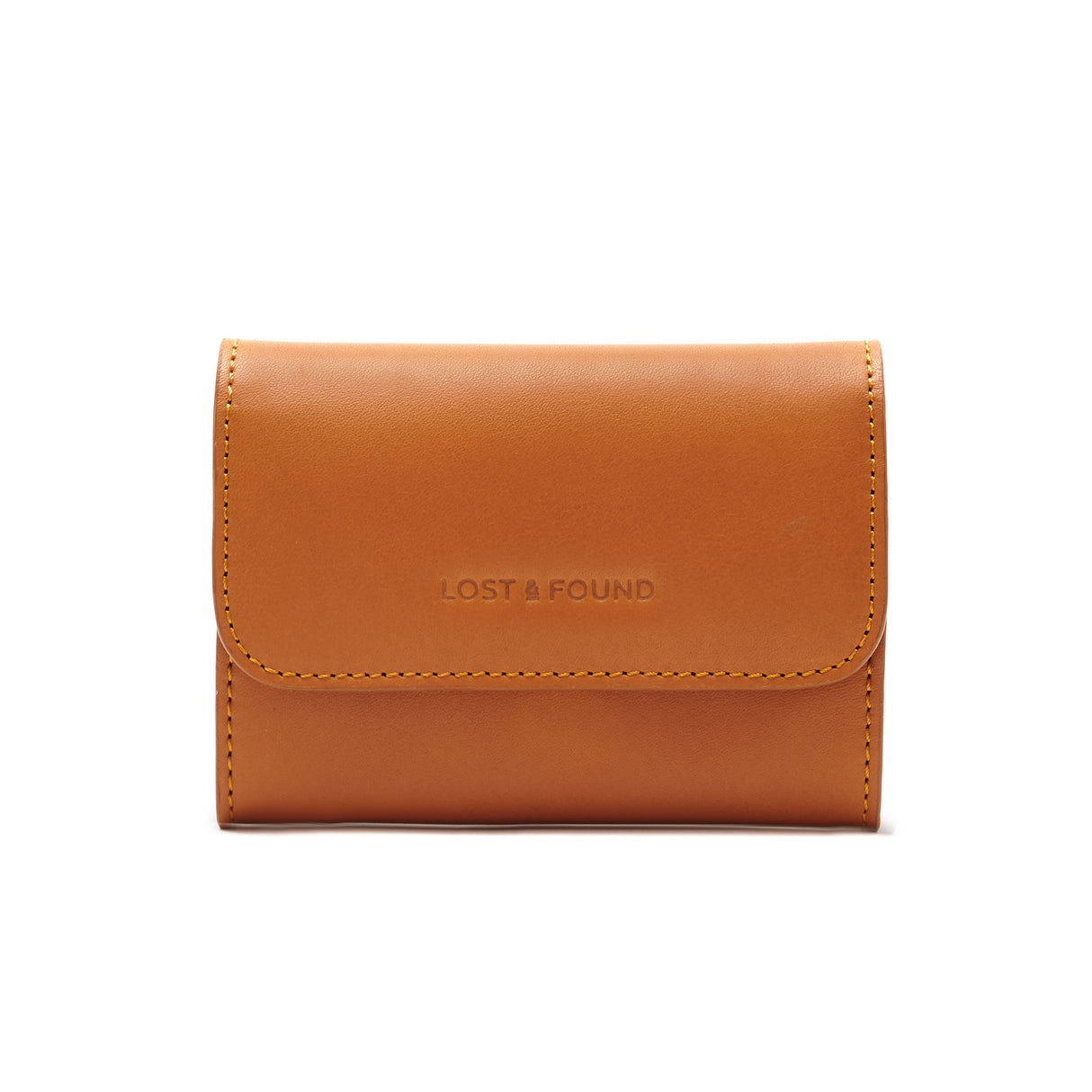 Faltportemonnaie gross Caramel