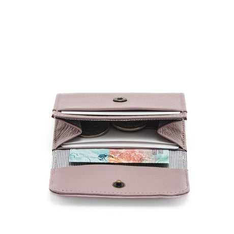 Faltportemonnaie klein Mauve