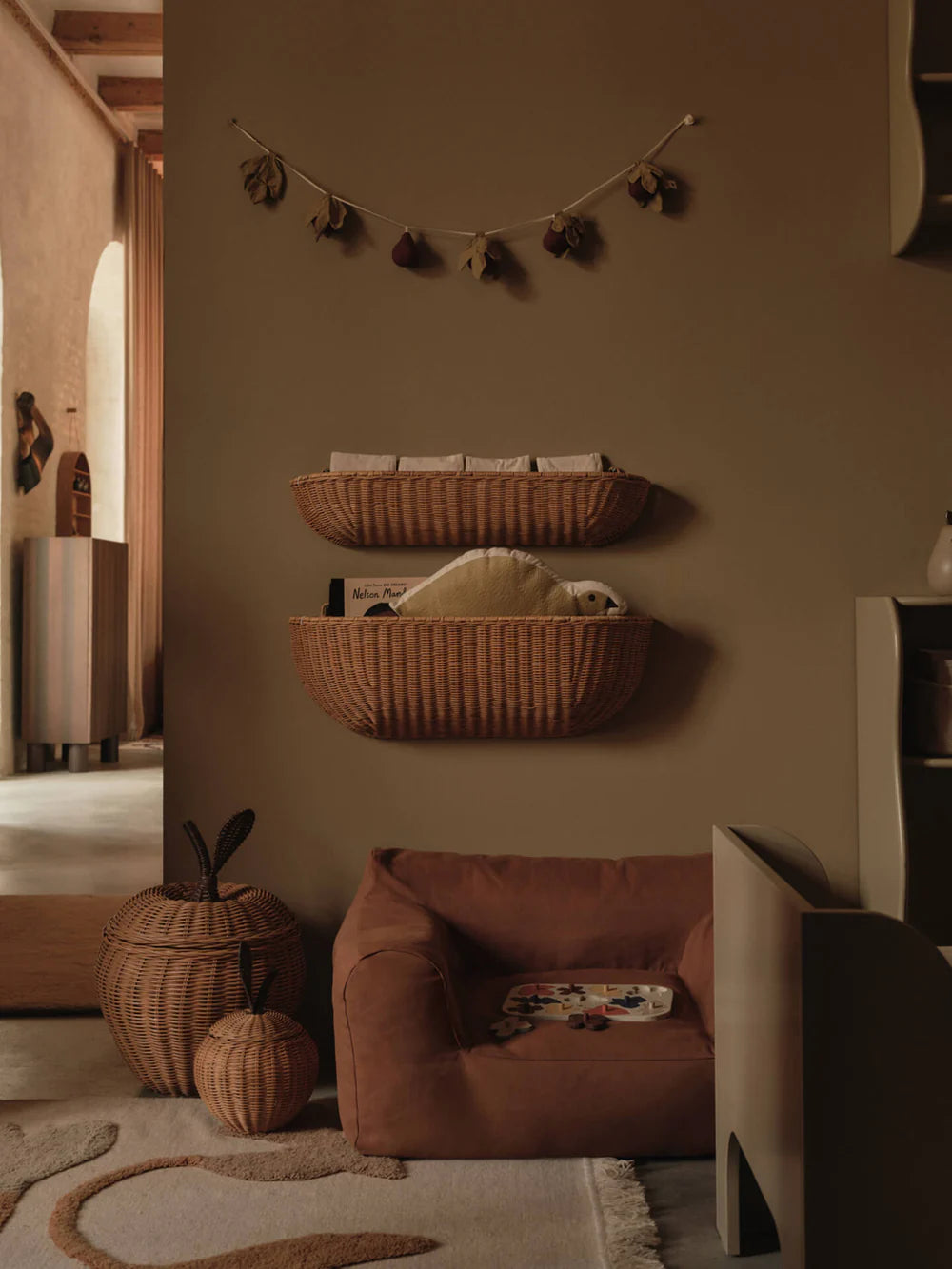 Ferm Living - Braided Wandkorb