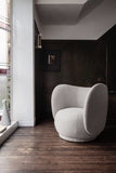 Ferm Living Rico Lounge Chair Bouclé Off-White