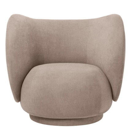 Rico Lounge Chair Boucle Sand von Ferm Living