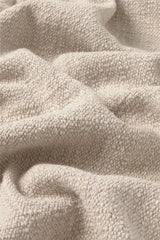 Lorena Canals Handgewebte Baumwolldecke – Natural / Beige, 130 × 180 cm