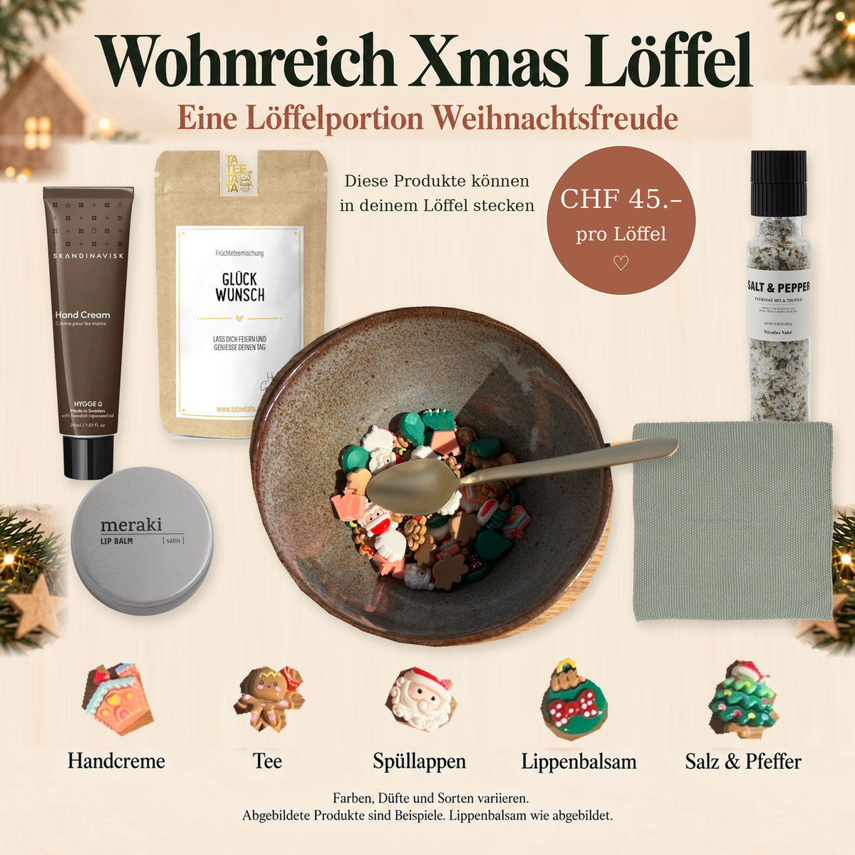 Wohnreich Xmas Löffel – eine Löffelportion Weihnachtsfreude