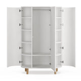 Wardrobe, 3 doors, white, Wood Collection