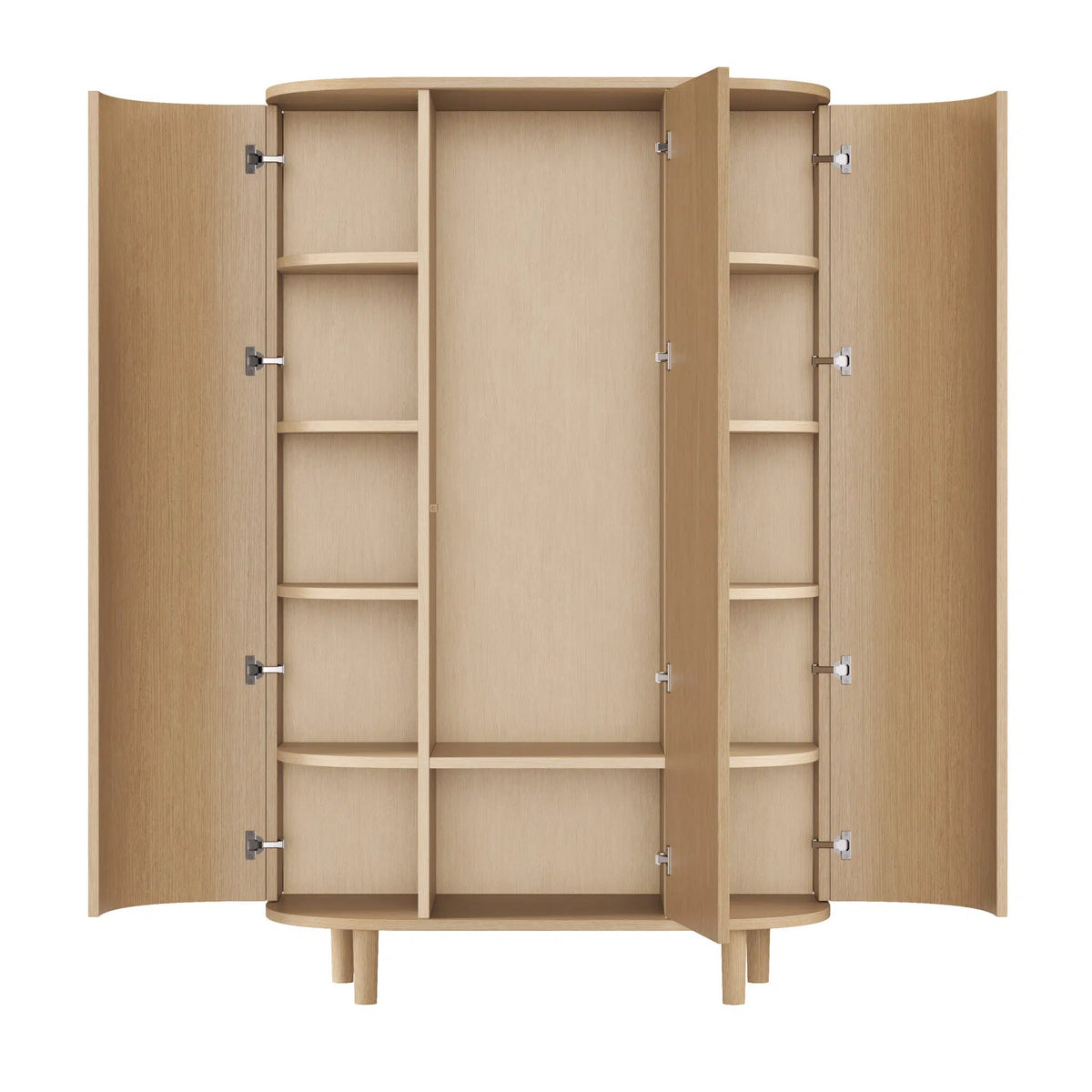 Wardrobe, 3 doors, white, Wood Collection