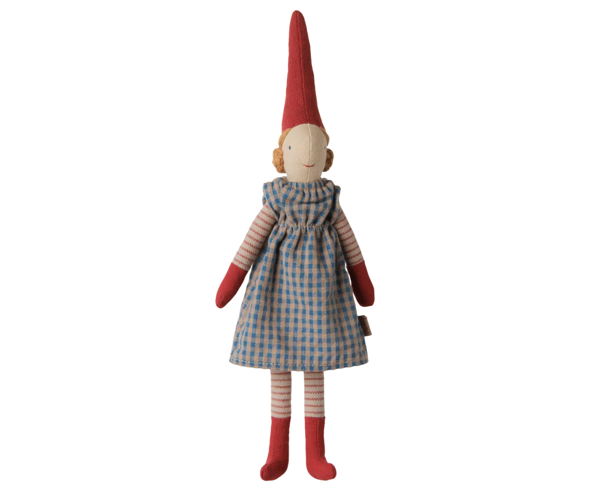 Maileg Pixy Größe 1 – Mädchen mit blauem Kleid