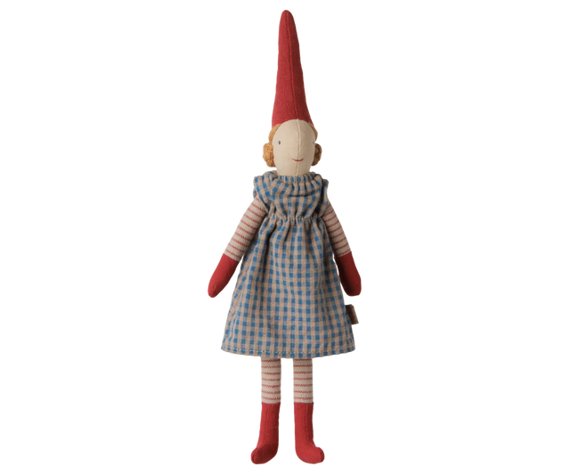 Maileg Pixy Größe 1 – Mädchen mit blauem Kleid
