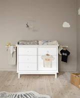 2 drawers and laundry bag for Seaside changing table