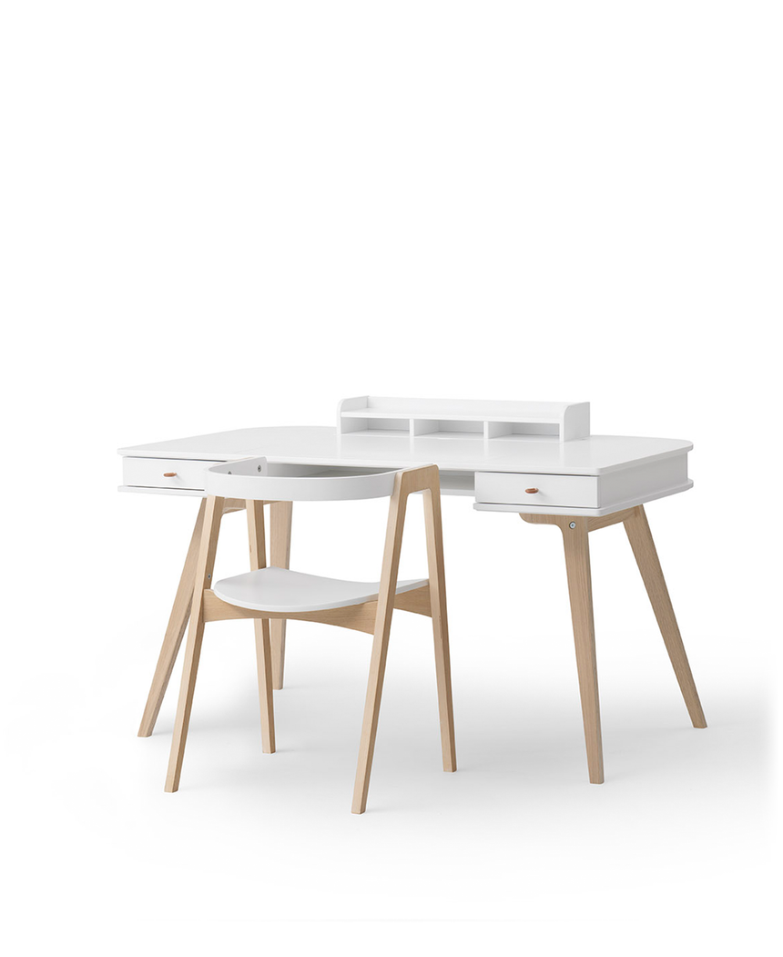 Wood Desk 66 cm &amp; Armchair