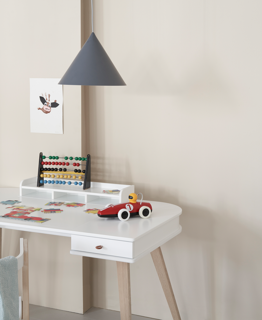 Wood Desk 66 cm &amp; Armchair