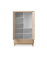 Wood Kleiderschrank 2-türig, Eiche